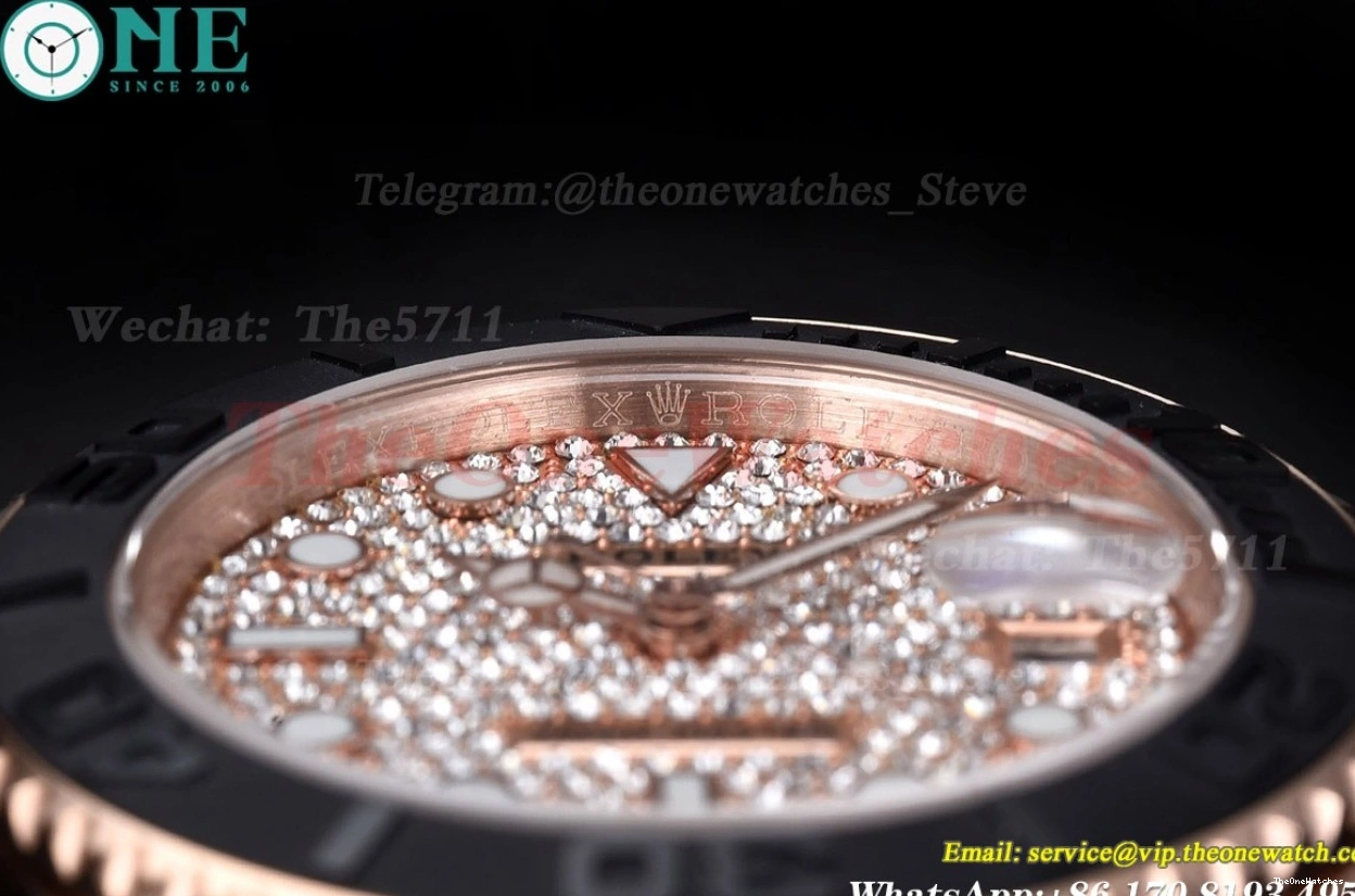 Diamond 126655 MY8215 GDF Dot Yacht-Master SS RG 40mm 0304